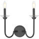 Allistair Wall Sconce Wall Light in Matte Black