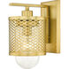 Kipton 1 Light 6 inch Rubbed Brass Wall Sconce Wall Light in Rubbed Bronze