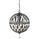 Almet 5 Light 18.25 inch Bronze Chandelier Ceiling Light