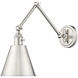 Gayson 1 Light 7.5 inch Brushed Nickel Wall Sconce Wall Light