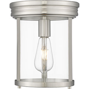 Thayer 1 Light 9.25 inch Brushed Nickel Flush Mount Ceiling Light