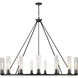 Beau 15 Light 60 inch Bronze Chandelier Ceiling Light