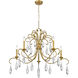 Amara 5 Light 38 inch Gilded Gold Chandelier Ceiling Light