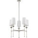 Emily 5 Light 28 inch Polished Nickel Chandelier Ceiling Light
