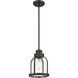 Burren 1 Light 8.75 inch Matte Black Pendant Ceiling Light