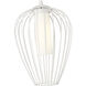 Savanti 1 Light 12 inch Textured White Pendant Ceiling Light