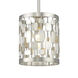 Almet 1 Light 48 inch Brushed Nickel Linear Chandelier Ceiling Light