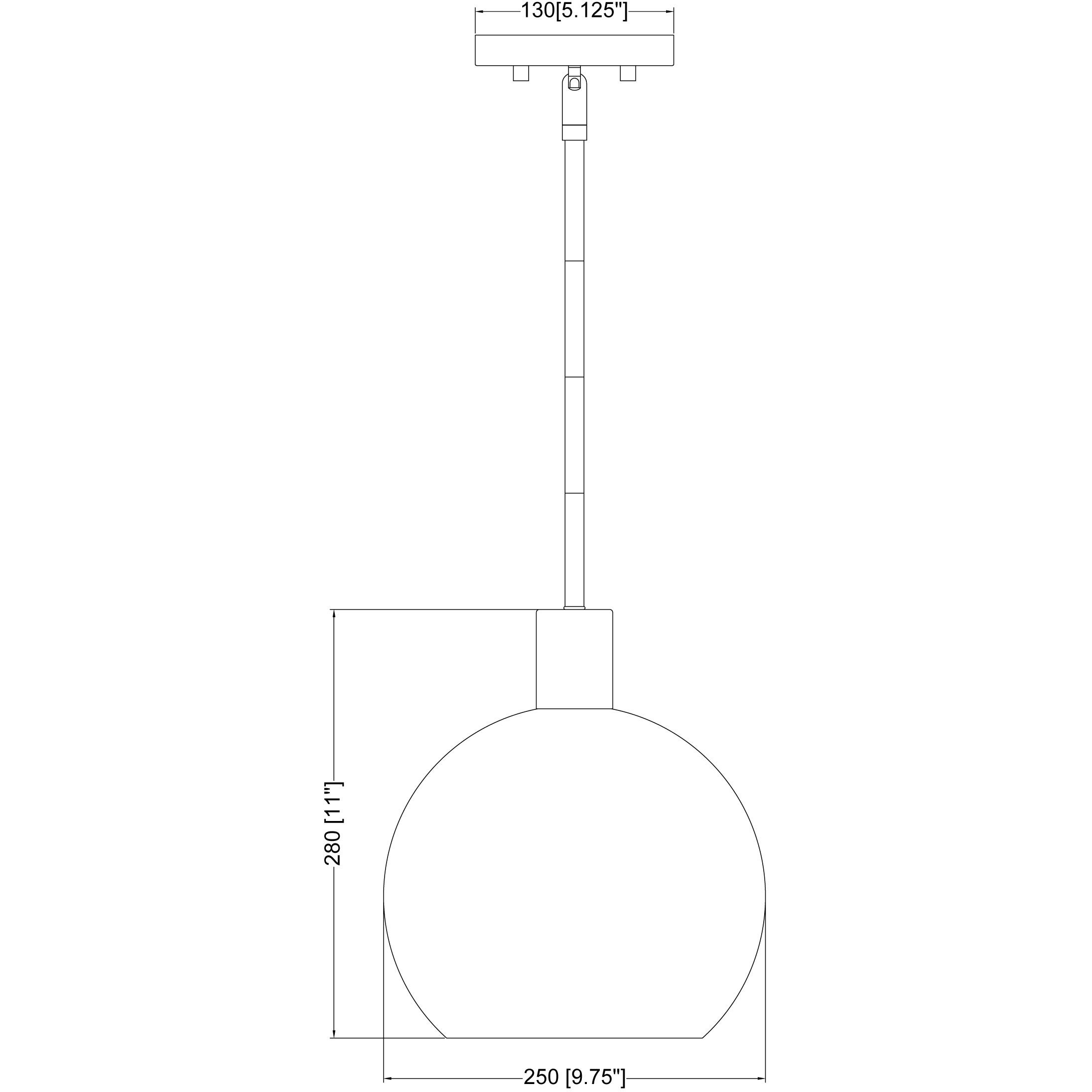Margo 1 Light 9.75 inch Brushed Nickel Pendant Ceiling Light