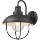 Ansel 1 Light 14 inch Black Outdoor Wall Light