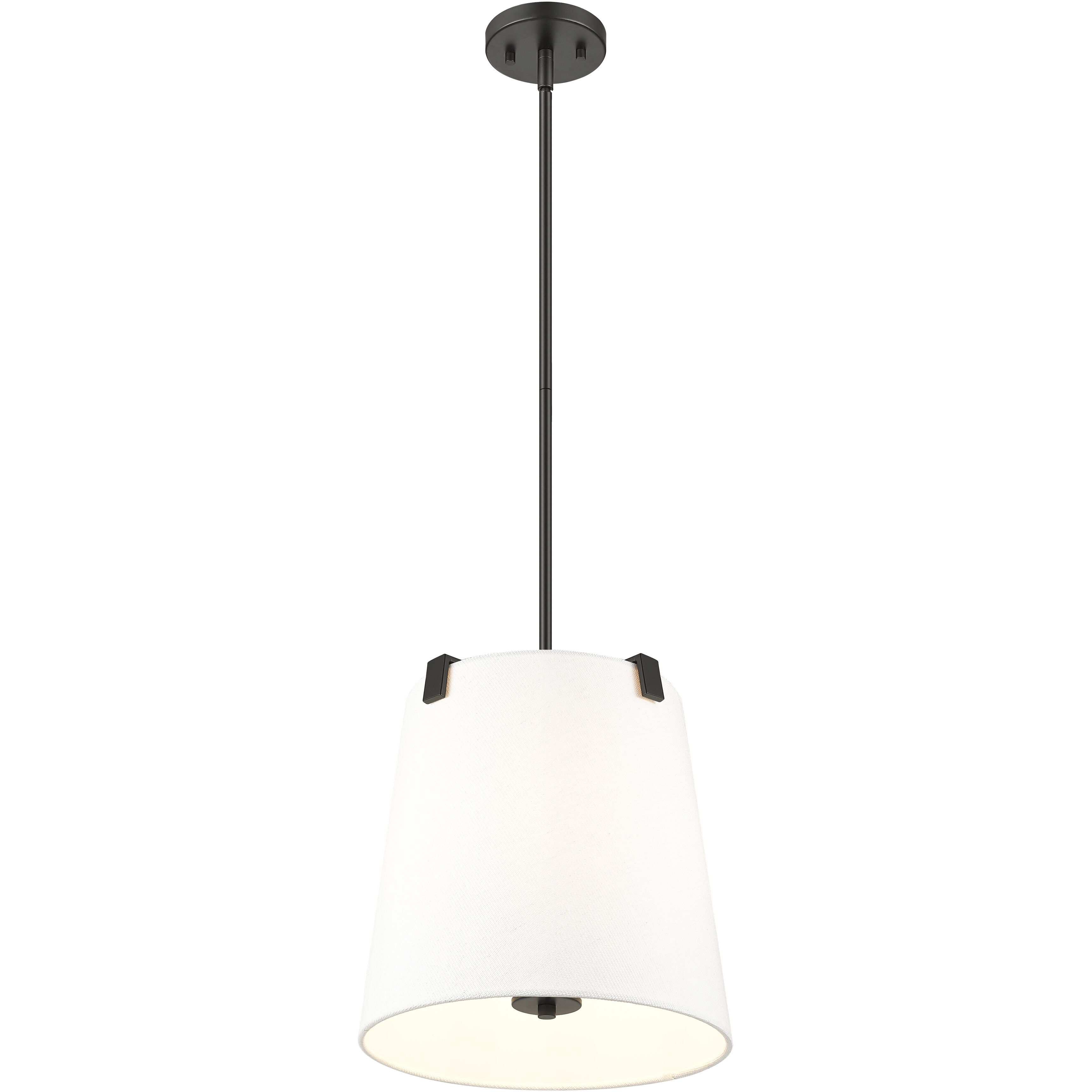 Weston 3 Light 13 inch Matte Black Pendant Ceiling Light