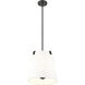 Weston 3 Light 13 inch Matte Black Pendant Ceiling Light