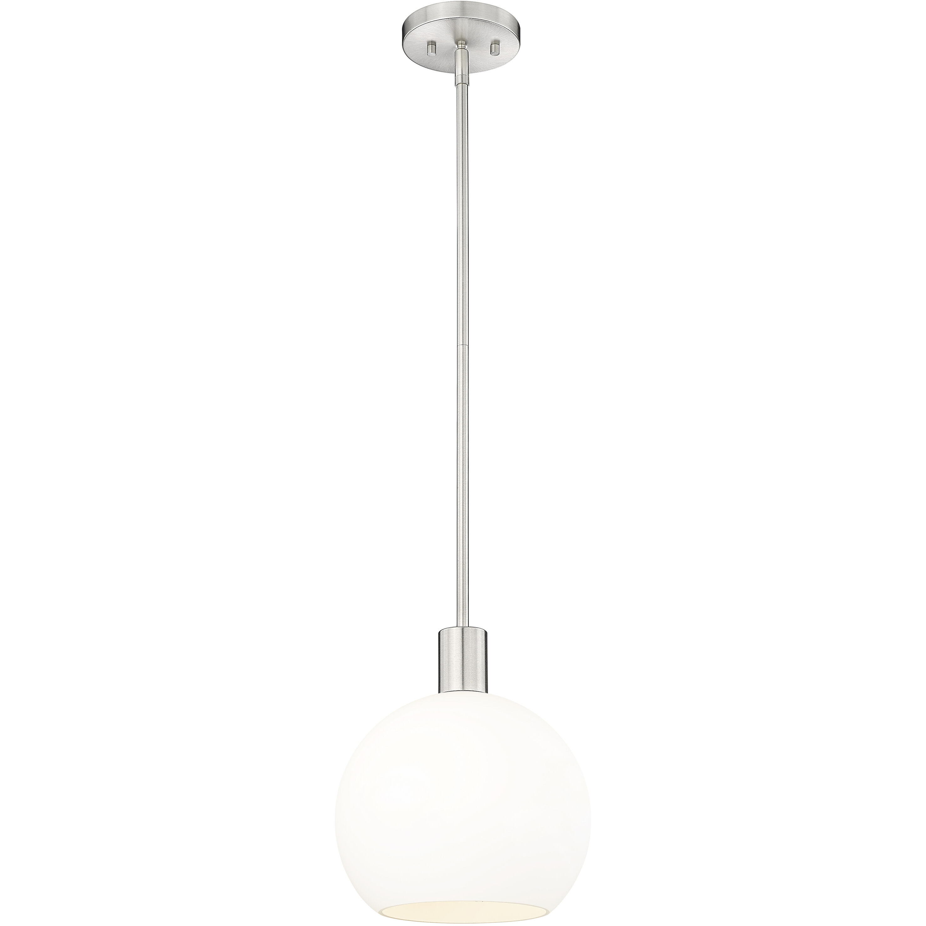 Margo 1 Light 9.75 inch Brushed Nickel Pendant Ceiling Light