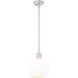 Margo 1 Light 9.75 inch Brushed Nickel Pendant Ceiling Light