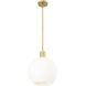 Margo 1 Light 13.75 inch Olde Brass Pendant Ceiling Light in Oil Rubbed Bronze