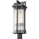 Fortis 2 Light 26.75 inch Sand Black Outdoor Post Mount Fixture