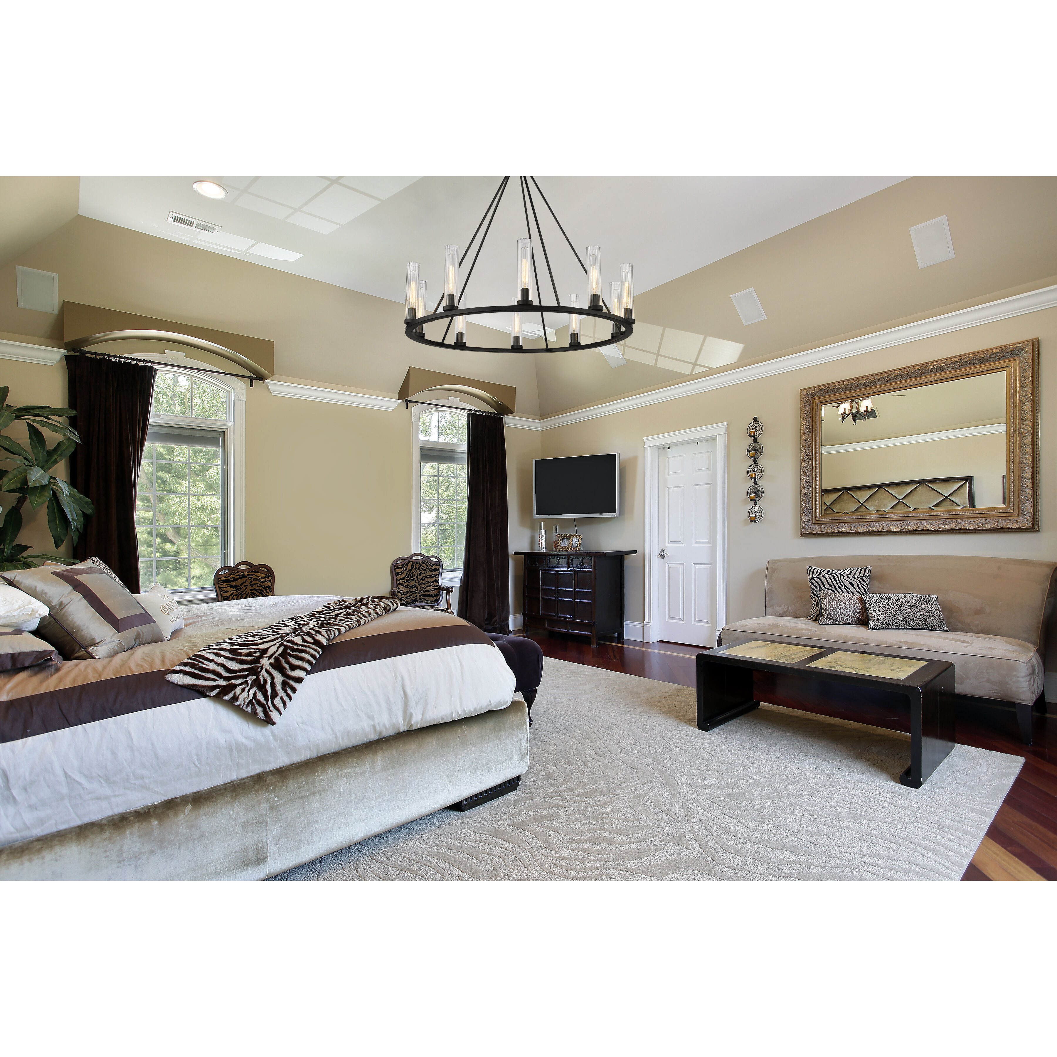 Z-Lite 3031-10BRZ Beau 10 Light 46 inch Bronze Chandelier