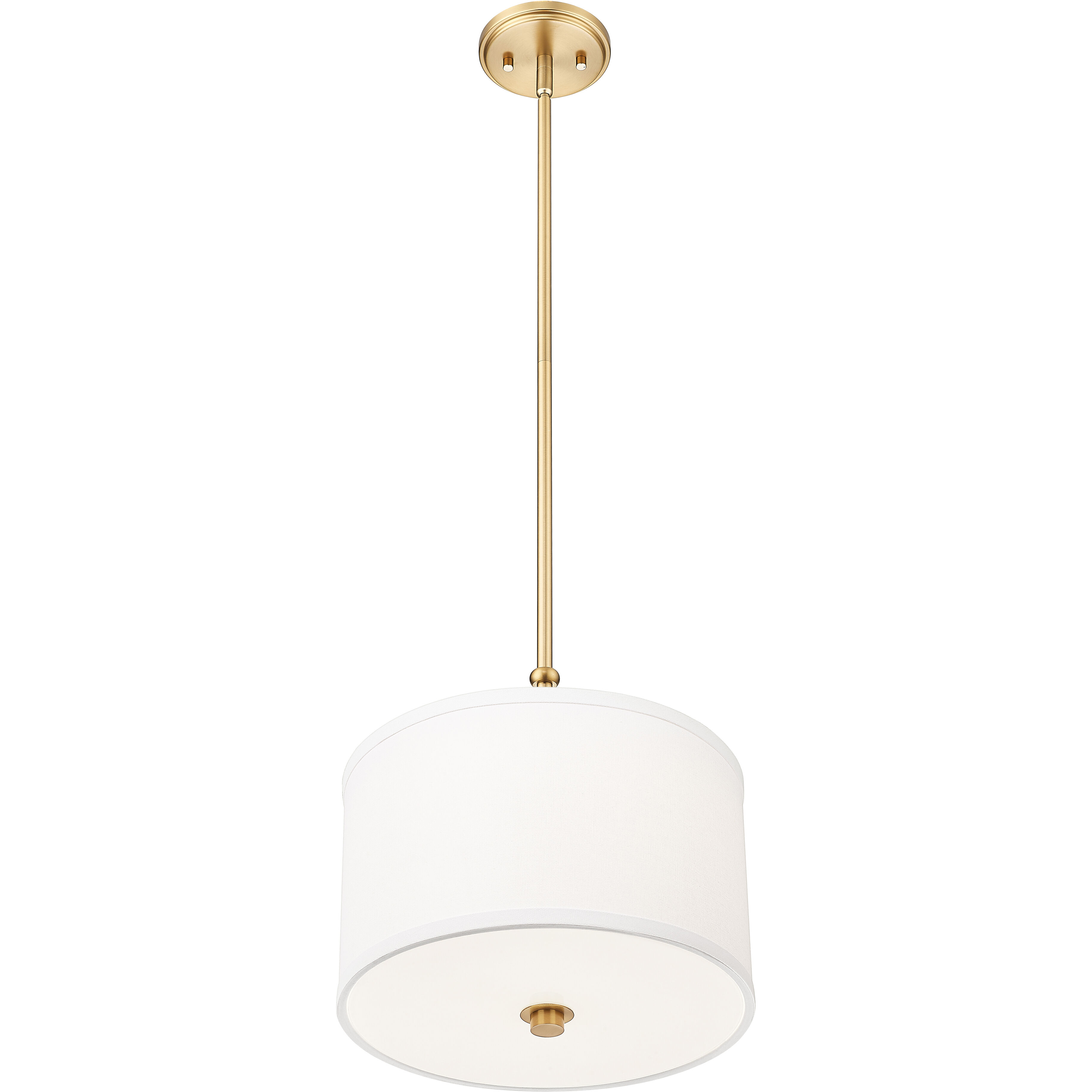 Linden LED 12 inch Modern Gold Pendant Ceiling Light