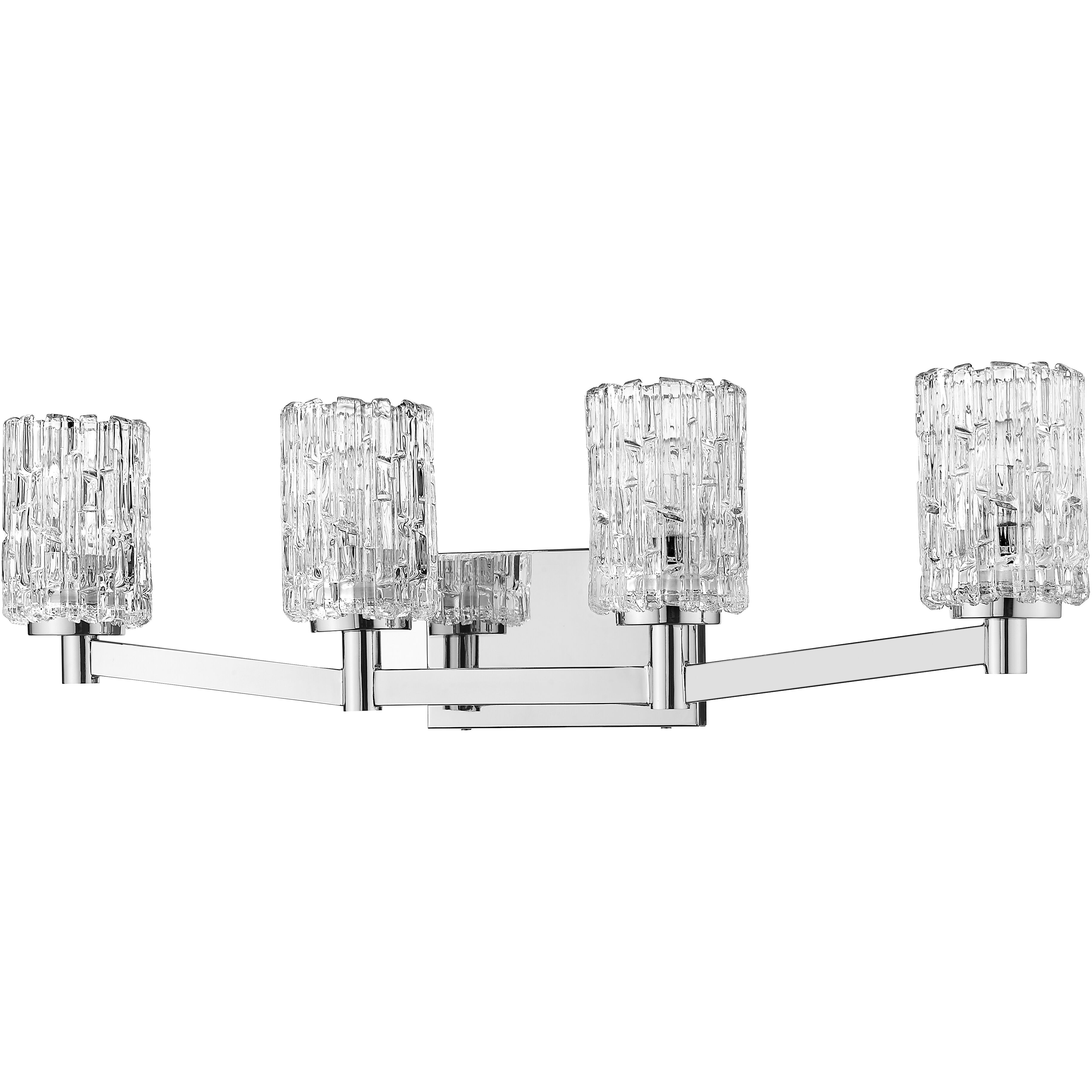 Aubrey 4 Light 31.5 inch Chrome Vanity Wall Light