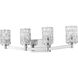 Aubrey 4 Light 31.5 inch Chrome Vanity Wall Light