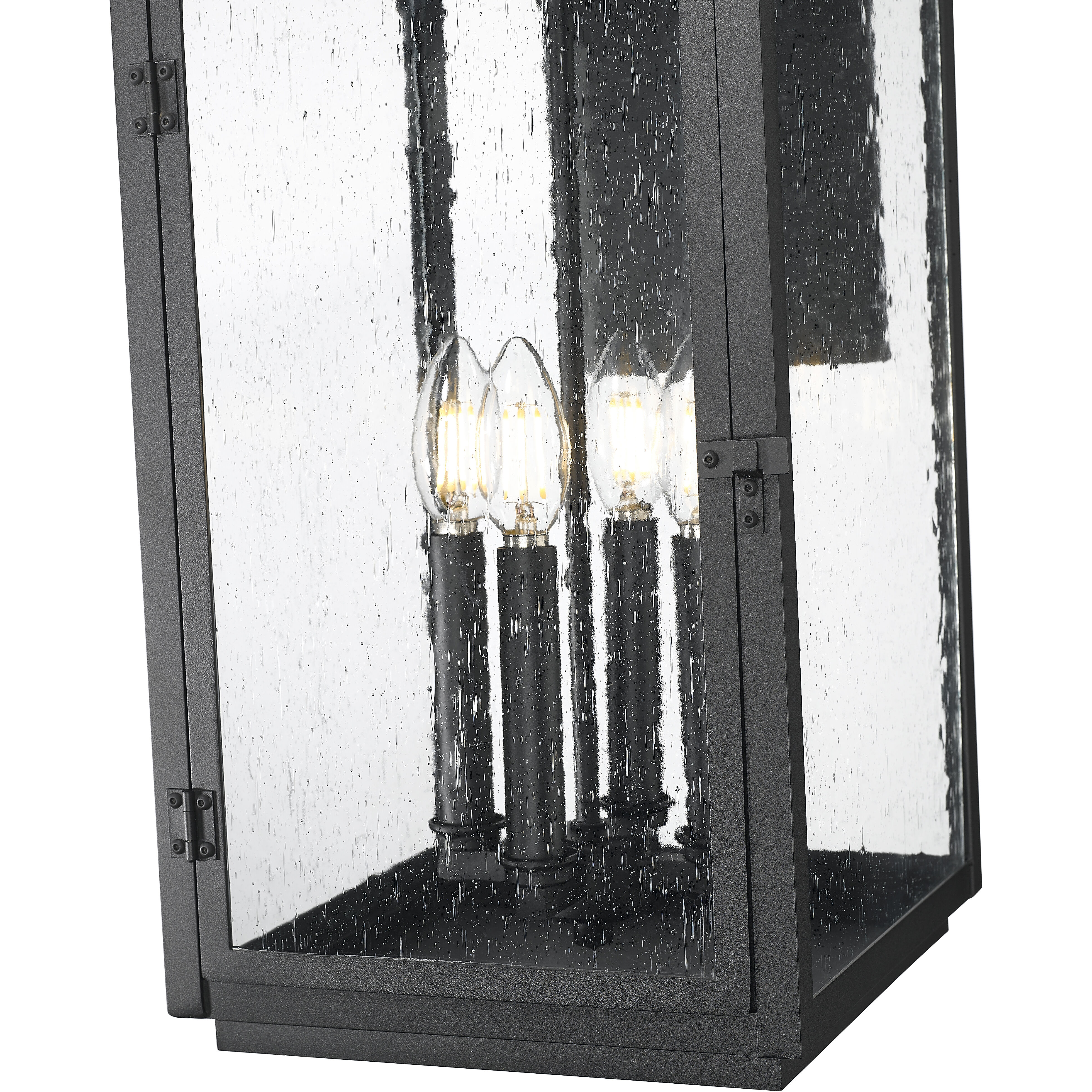 Hartwell 4 Light 23.75 inch Sand Black Outdoor Wall Light