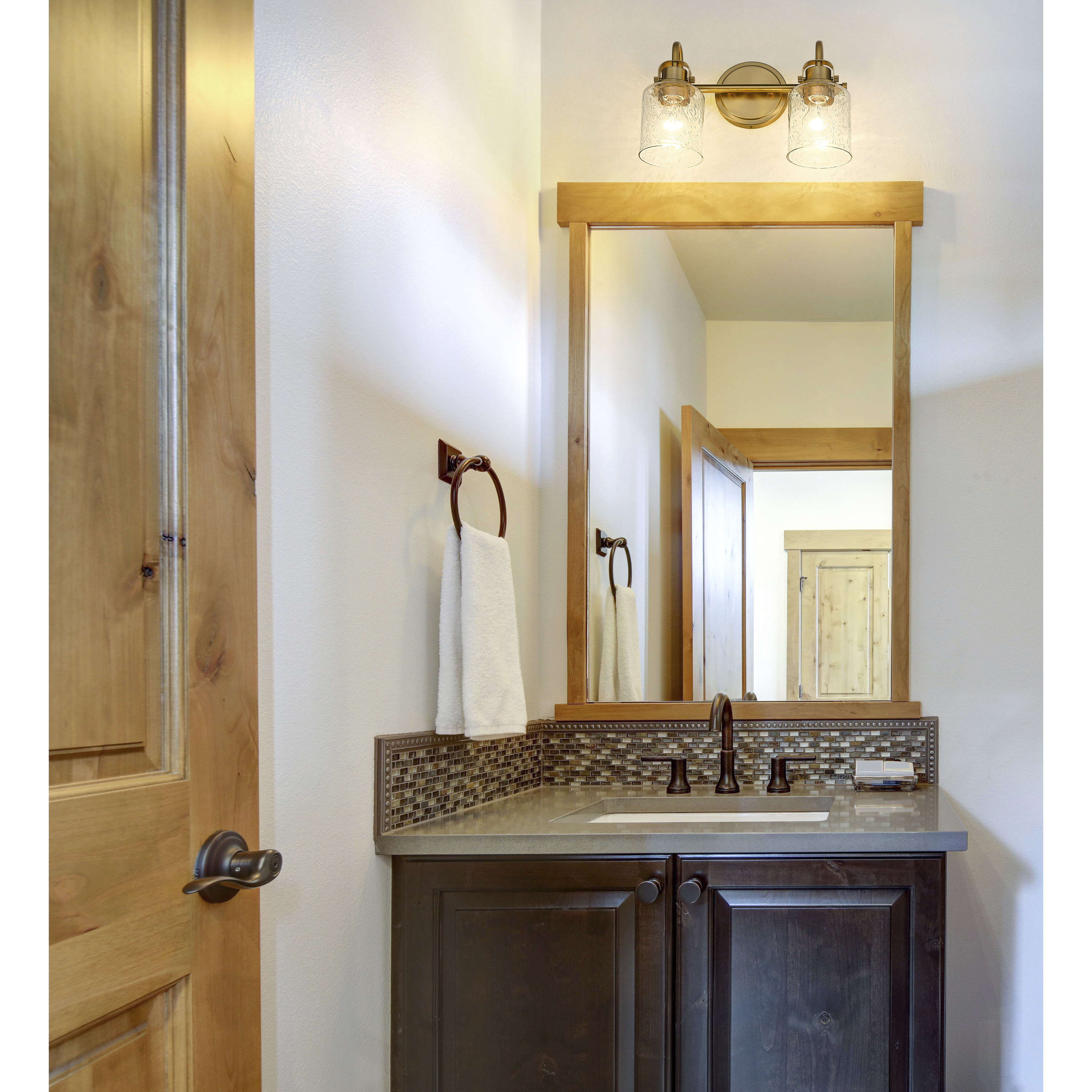 Kinsley 2 Light 14.5 inch Heirloom Gold Vanity Wall Light