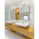 Rubicon LED 13.5 inch Chrome Vanity Wall Light
