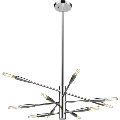 Ascension 10 Light 23.25 inch Chrome Chandelier Ceiling Light