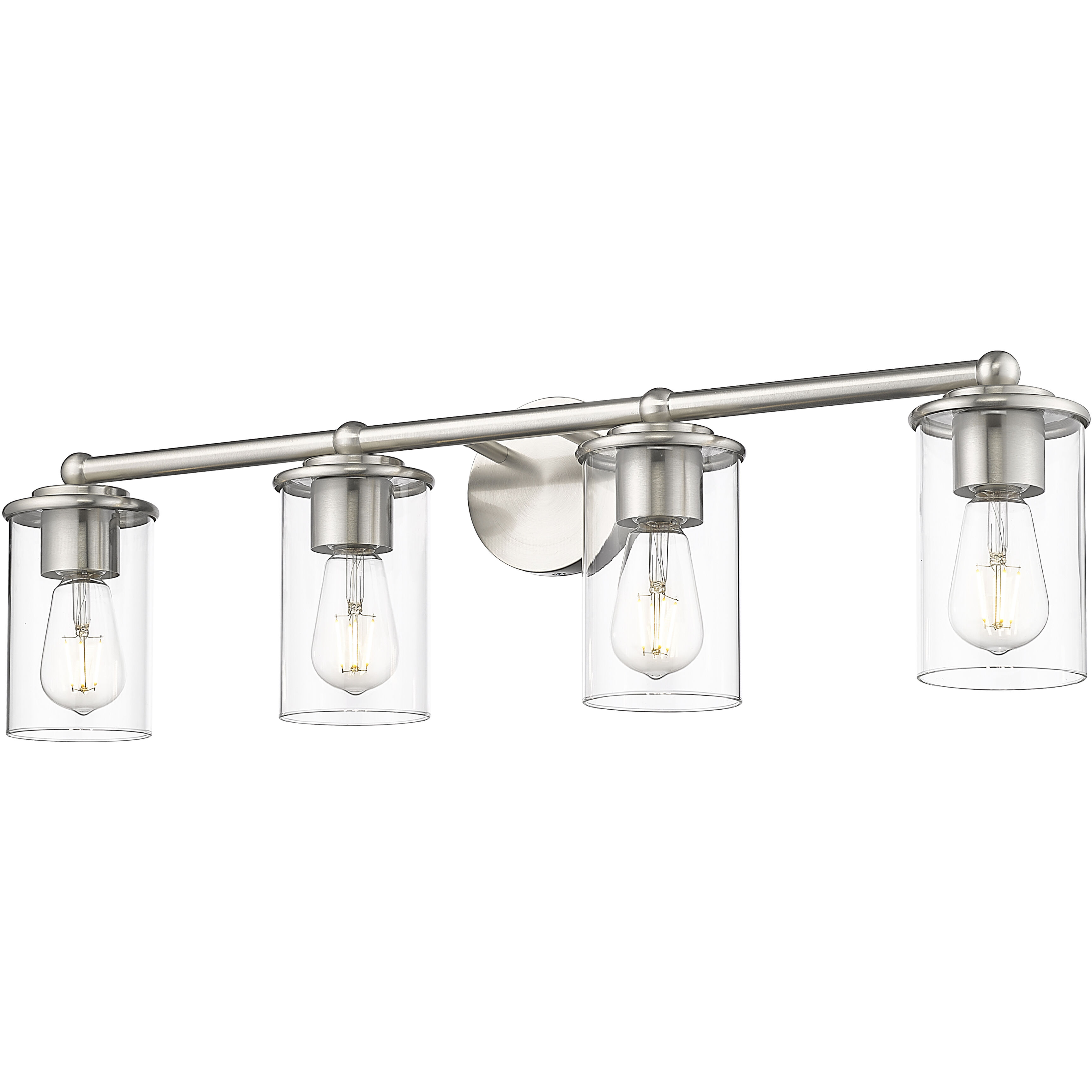 Thayer 4 Light 30.75 inch Brushed Nickel Vanity Wall Light