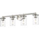 Thayer 4 Light 30.75 inch Brushed Nickel Vanity Wall Light