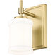 Cadoc 1 Light 4.5 inch Modern Gold Wall Sconce Wall Light