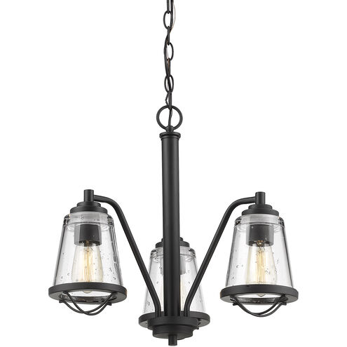 Mariner 3 Light 19.63 inch Bronze Chandelier Ceiling Light