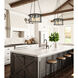 Cape Harbor 3 Light 18 inch Matte Black Pendant Ceiling Light