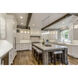 Aimie Linear Chandelier Ceiling Light in Brushed Nickel
