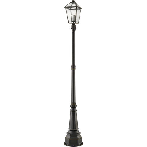 Talbot 3 Light 100.25 inch Oil Rubbed Bronze Outdoor Post Mounted Fixture