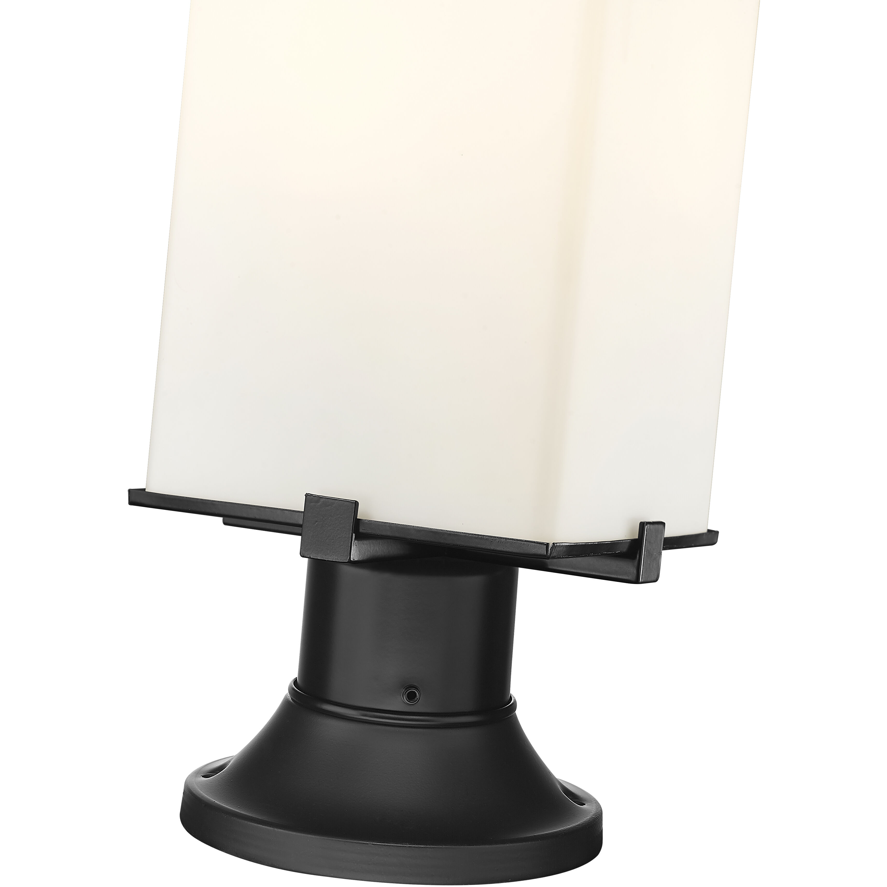 Sana 2 Light 22.25 inch Black Outdoor Pier Mounted Fixture