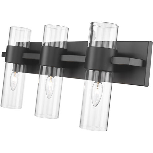 Lawson 3 Light 25 inch Matte Black Vanity Wall Light