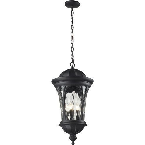 Doma 5 Light 14 inch Black Outdoor Chain Mount Ceiling Fixture
