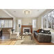 Cape Harbor 4 Light 20 inch Brushed Nickel Flush Mount Ceiling Light