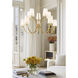 Cordelia 10 Light 40 inch Modern Gold Chandelier Ceiling Light