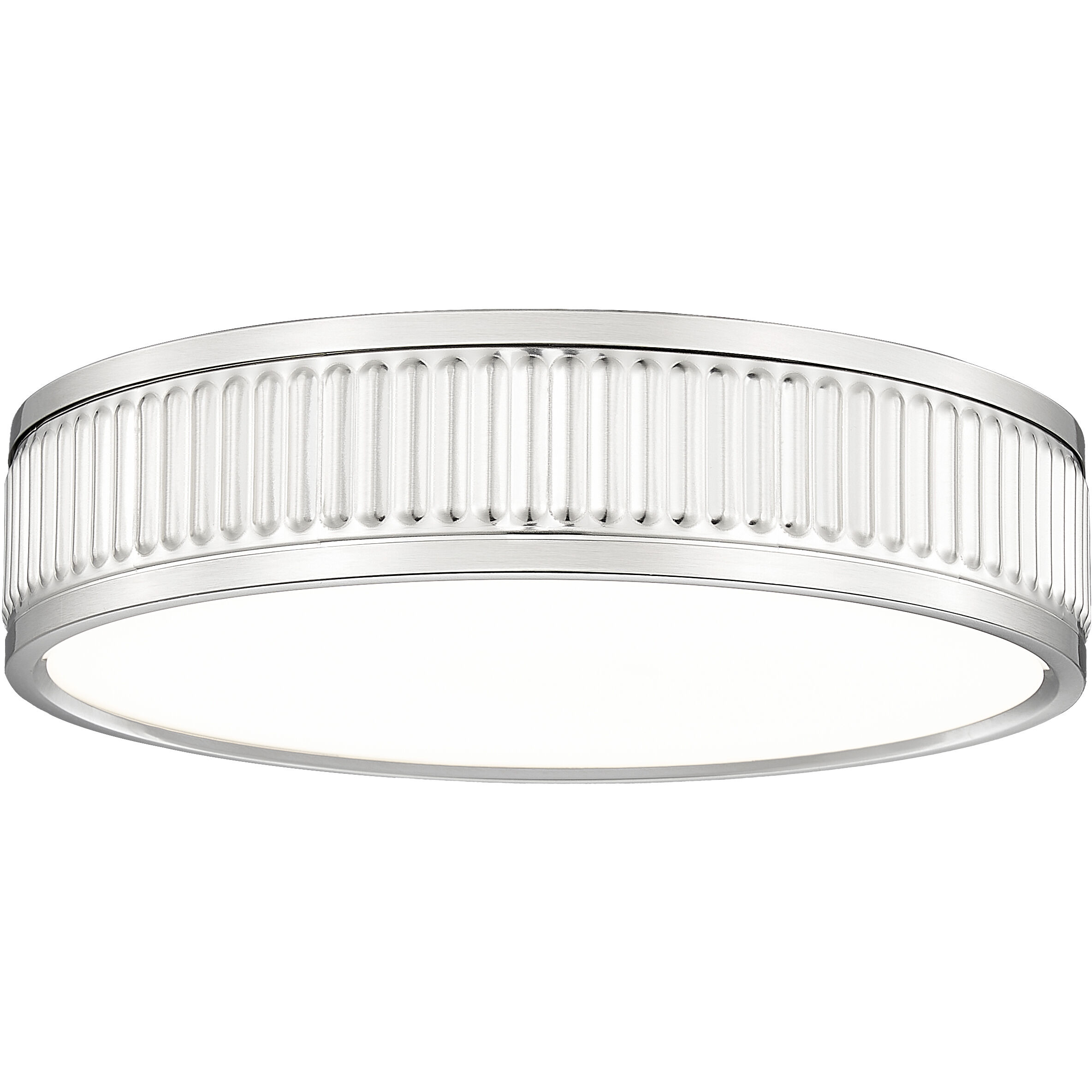 Stari LED 12.75 inch Brushed Nickel Flush Mount Ceiling Light