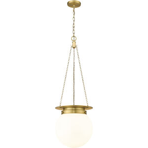 Calhoun 1 Light 13 inch Heritage Brass Pendant Ceiling Light