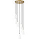 Farrell 7 Light 18 inch Modern Gold Chandelier Ceiling Light