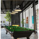 Cordon 3 Light 58 inch Matte Black and Brushed Nickel Billiard Ceiling Light in Matte Black Steel