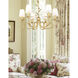 Aslin 6 Light 31 inch Gold Leaf Chandelier Ceiling Light