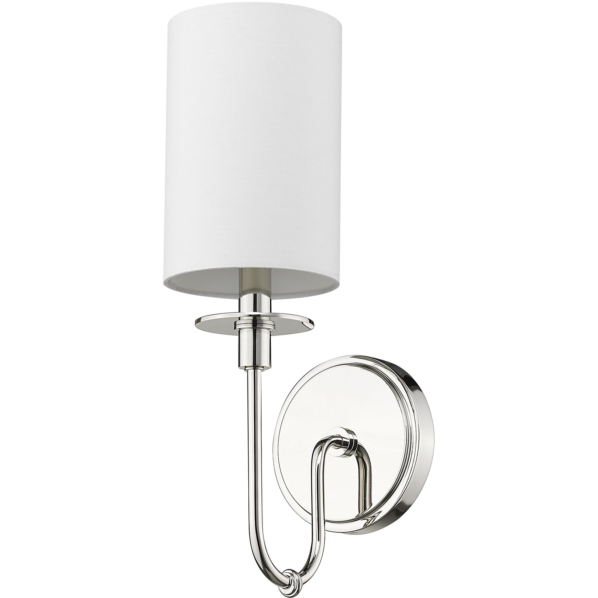 Ella 1 Light 5 inch Polished Nickel Wall Sconce Wall Light