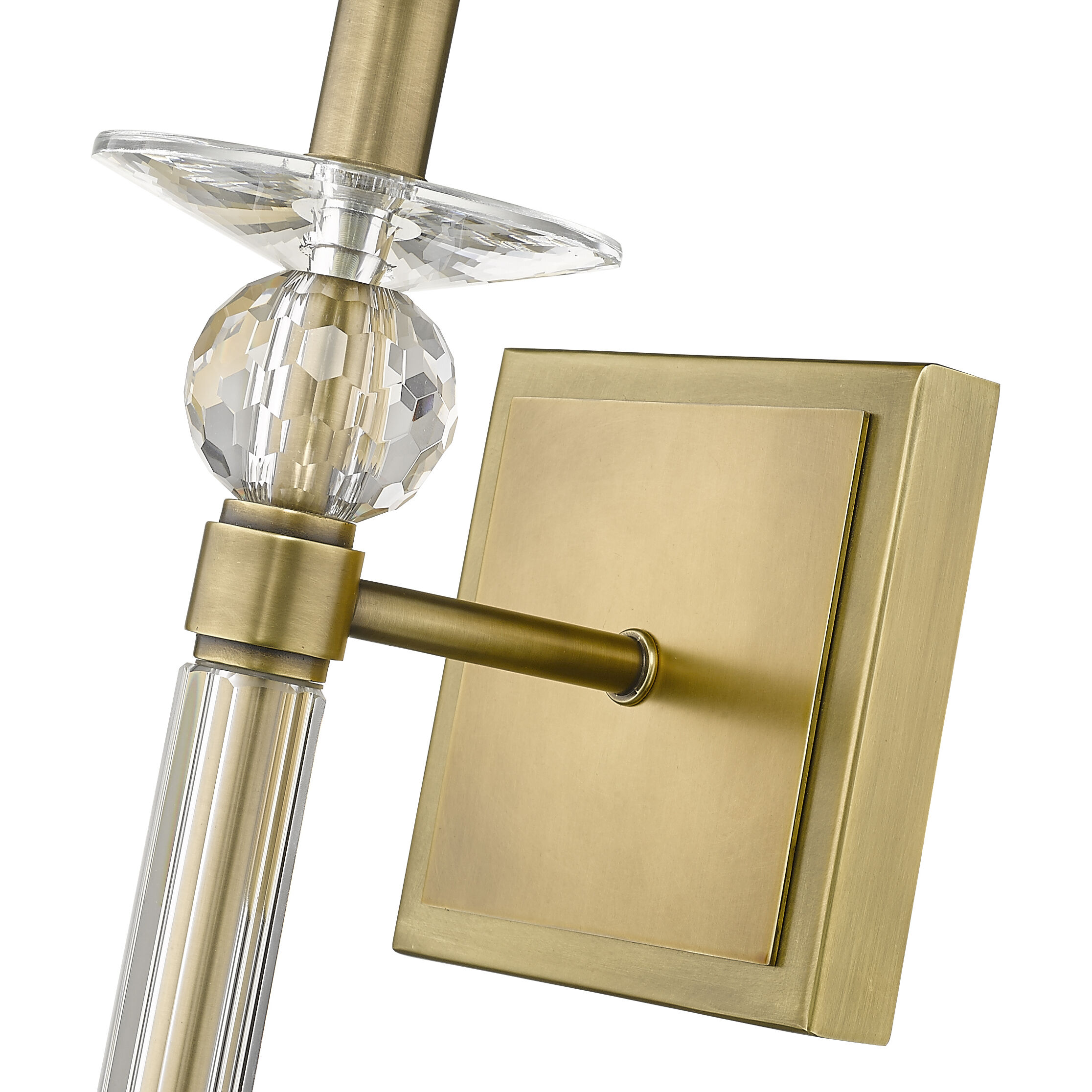 Ava 1 Light 5.5 inch Rubbed Brass Wall Sconce Wall Light