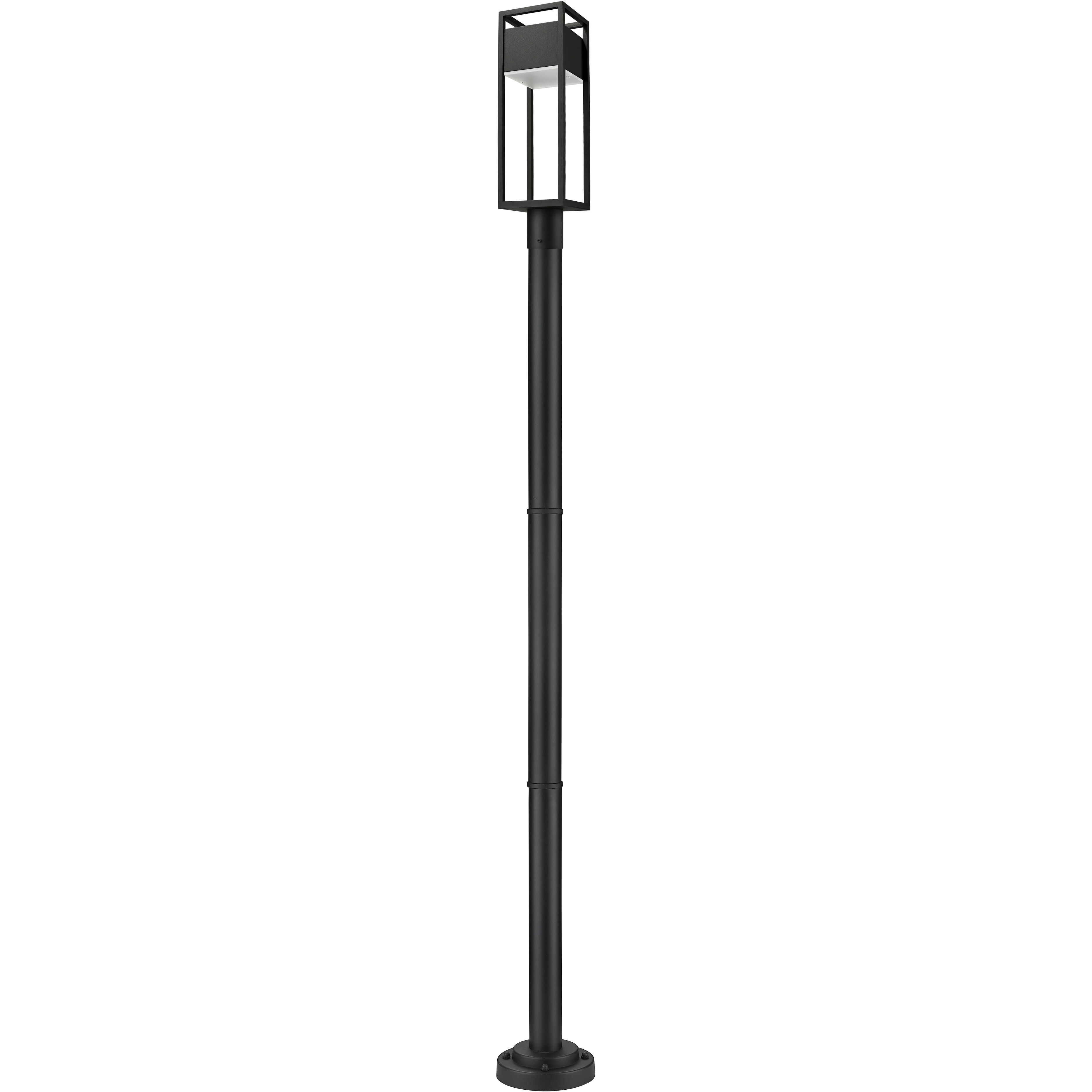 Barwick LED 95 inch Black Outdoor Post Mounted Fixture