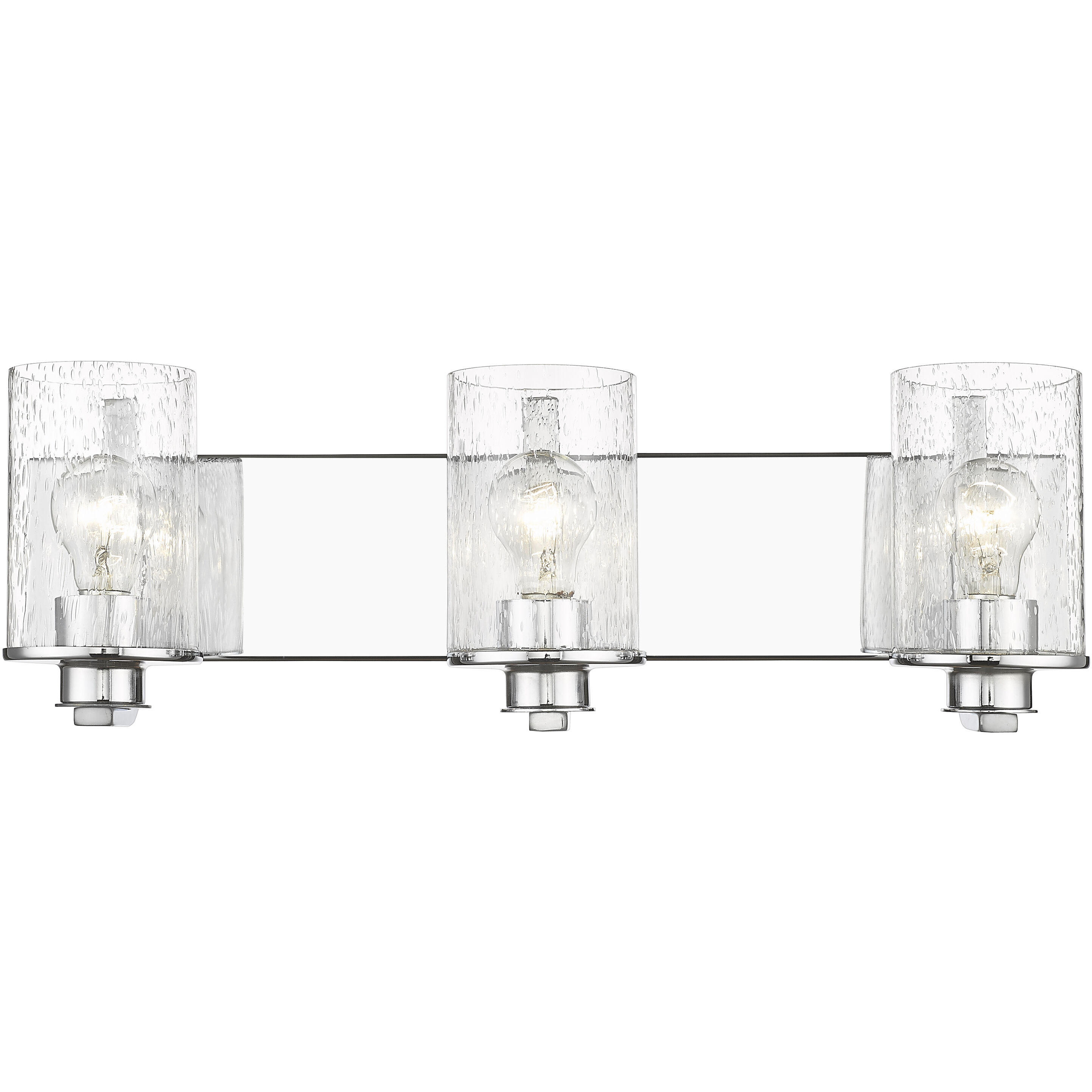 Beckett 3 Light 23 inch Chrome Vanity Wall Light