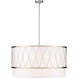 Dalton 5 Light 32 inch Brushed Nickel Pendant Ceiling Light