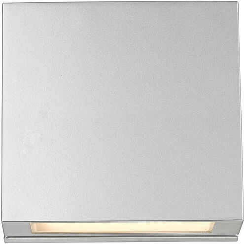 Quadrate LED 11.25 inch Silver Outdoor Wall Light